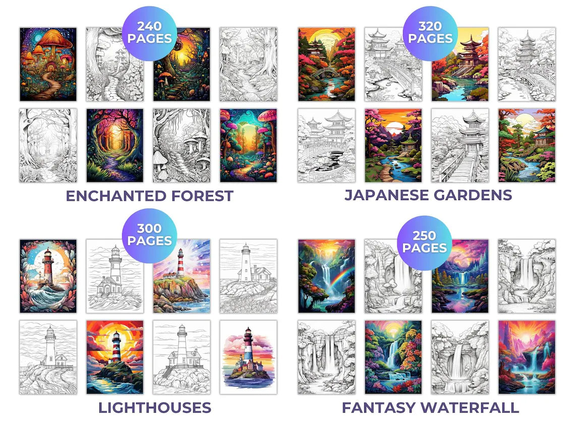 The Ultimate Adult Coloring Book Bundle 2025