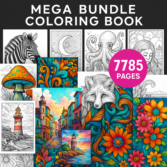 The Ultimate Adult Coloring Book Bundle 2025